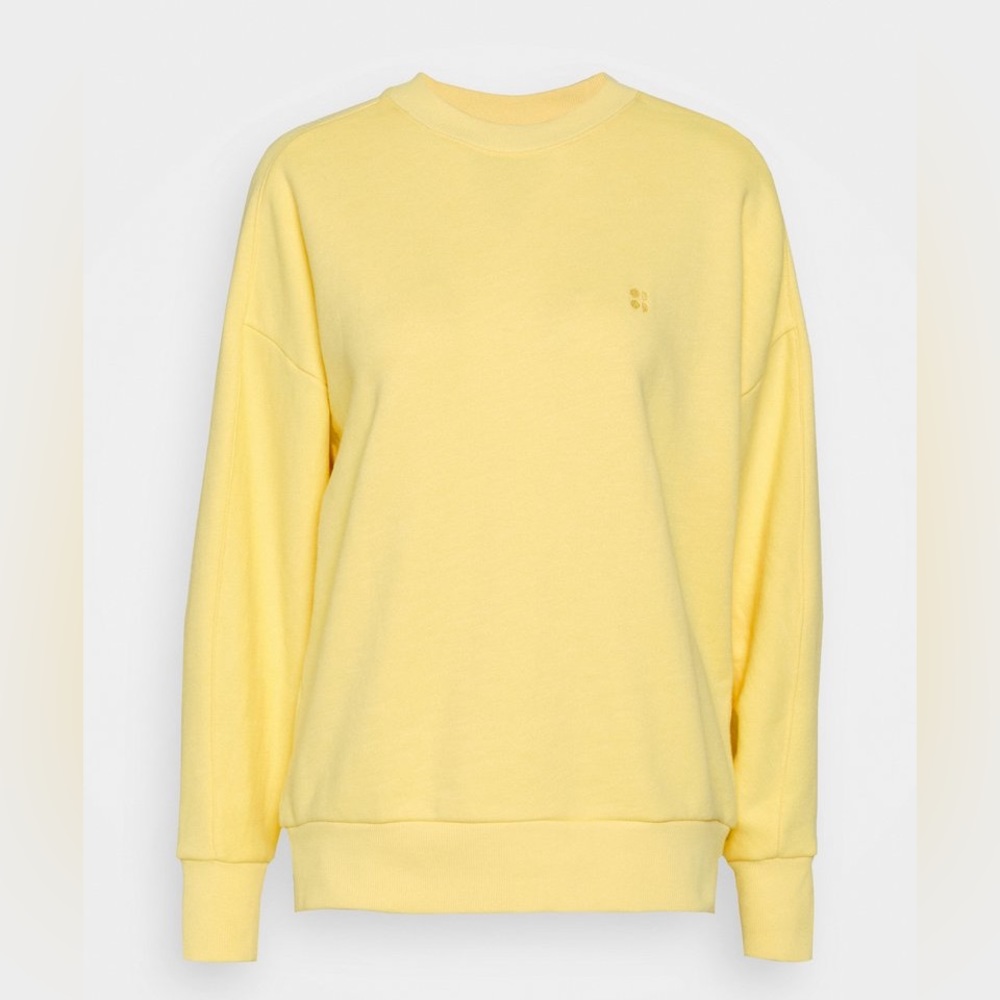 Yellow Sweaty Betty Essentials Sweatshirt - Med.